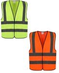 VIP Men's Clara Womens Visibility Reflective Waistcoat EN20471 Class 2, High Vis Yellow, M
