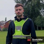 Salzmann 3M Reflective Sports Vest - Breathable Hi Vis Running Vest - Made with 3M Scotchlite
