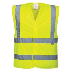 Portwest C470 Reflective Hi Vis Band and Brace Safety Vest Yellow, XX/3X