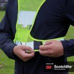 Salzmann 3M Reflective Sports Vest - Breathable Hi Vis Running Vest - Made with 3M Scotchlite