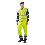 Portwest C470 Reflective Hi Vis Band and Brace Safety Vest Yellow, XX/3X