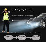 5 Pack Hi Vis Vests,Safety Vests,Standard Size Reflective High Visibility Vests,Unisex Hi Vis Jacket for Traffic Work, Running, Surveyor and Security Guard Construction Vest