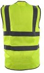Blackrock Yellow & Orange Hi Vis Vests, High Vis Vests, Hi Vis Jackets, Rail Orange, High Visibility, Safety, Reflective, Hivisible PPE, Hi Viz, Security, Workwear, Mens Womens Sizes Small - 6XL