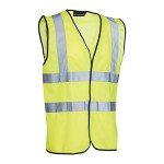Blackrock Yellow & Orange Hi Vis Vests, High Vis Vests, Hi Vis Jackets, Rail Orange, High Visibility, Safety, Reflective, Hivisible PPE, Hi Viz, Security, Workwear, Mens Womens Sizes Small - 6XL