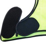 Uncle Paul Reflective Gears - Green Safety Vest High Visibility for Running Cycling Dog Walking Sports with Pocket for Adults Kids