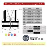 Hi Vis Vests for Women Men High Visibility Reflective Safety Security Vest with Pockets Zipper Front Meets ANSI/ISEA Standards（Small,Green(cloth))