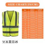 AYKRM Yellow hi vis vest Reflective Vest High Visibility hi viz vis Executive Waistcoat high vis vests