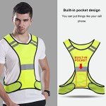 1 Piece of Reflective Vest, High-Visibility Safety Reflective Vest, Adjustable Waist Circumference,Suitable for Running, Cycling, Early Morning or Night Activities, With 2 Reflective Wristbands
