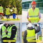 2Pcs Hi Vis Vests,High Visibility Vest,Fluorescent Green Jackets,Safety Reflective Jacke,Adjustable High-Visibility Gilet for Adult/Kids/Men/Women,Fit Construction Worker Work/Running/Road Cycling