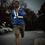 Reflective Vest Adjustable Reflective Running Gear Safety Vest for Outdoor Jogging, Cycling, Walking, Motorcycle Riding and Running, Green