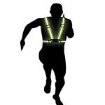 Reflective Vest Adjustable Reflective Running Gear Safety Vest for Outdoor Jogging, Cycling, Walking, Motorcycle Riding and Running, Green