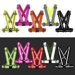 BTR High Visibility Reflective Vest, Sash, Bib, Gilet For Outdoor Sports including,Cycling, Jogging, Walking, Horse Riding Black, Kids Size