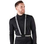 BTR High Visibility Reflective Vest, Sash, Bib, Gilet For Outdoor Sports including,Cycling, Jogging, Walking, Horse Riding Black, Kids Size