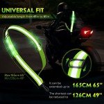 Running Lights for Runners Reflective Sash High Visibility for Running，Walking Light Chest Light， Running Belt ，Reflective Running Gear Running Accessories for Men Women
