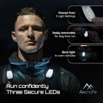 ArcticFit LED Running Vest - Adjustable Unisex Reflective Vest with Phone Holder and Storage - Lightweight and Durable Running Backpack Alternative - Hydration Vest