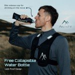 ArcticFit LED Running Vest - Adjustable Unisex Reflective Vest with Phone Holder and Storage - Lightweight and Durable Running Backpack Alternative - Hydration Vest