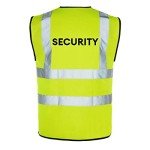 The World Of Wall Art Personalised Printed Reflective Hi-Vis High-Viz Visibility Safety Vest/Waistcoat Customised (X-Large)