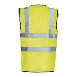 Blackrock Hi Vis Yellow Executive Sleeveless Vest Waistcoat, Men's and Women's Full-Length Zip, Lightweight, Reflective High Visibility Safety Wear, Fully EN Certified - Medium