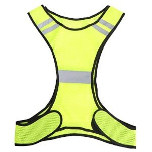 Rosenice High Visibility Safety Vest Reflective Jacket For Running Jogging Walking Bike