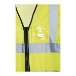 Blackrock Hi Vis Yellow Executive Sleeveless Vest Waistcoat, Men's and Women's Full-Length Zip, Lightweight, Reflective High Visibility Safety Wear, Fully EN Certified - Medium