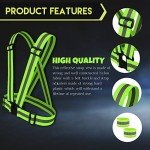 Bramble High Vis Straps 2 Pack Reflective Vests for Adults - Cycling Hi Vis Reflective Gear with Armbands