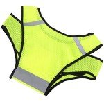 Rosenice High Visibility Safety Vest Reflective Jacket For Running Jogging Walking Bike