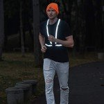 AYKRM Multiple colors optional High Visibility hi vis Reflective running safety Vest (yellow)