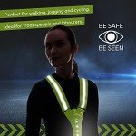 iN Running Vest | High Visibility Reflective Vest | LED Reflective | Reflective Safety Harness for Night Outdoor Activities, Running, Biking, Dog Walking