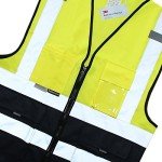 Salzmann 3M Multi Safety Vest - Multicoloured Reflective High Visibility Vest - Made with 3M Reflective Material
