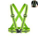AONAT Reflective Vest,High Visible Reflective Running Vest Adjustable,Reflective Running Gear Safety Vest for Outdoor Night Running,Jogging Hiking,Cycling Walking,Men Women Kids