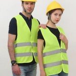 2Pcs Hi Vis Vests,High Visibility Vest Hi Vis Jackets Reflective Vest High Vis Vest Safety Security Vest Fluorescent Green Waistcoats High Vis Jacket Vest for Adult/Kids/Men/Women for Work,Running