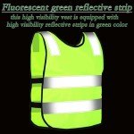 2 Pieces Kids High Vis Vest, Reflective High Vis Vests Kids Hi Vis Vest, Hi Vis Vest Kids High Vis Jackets for Girls Boys Outdoor