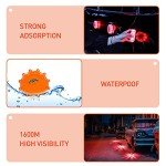 Kitgo [6 Pack LED Road Flares Flashlight Emergency Safety Warning Light Kit for Car Truck RV Vehicles Boat with Magnetic Base & Hook…