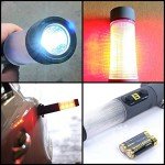 AA 3-in-1 Emergency Flashing Beacon Torch Glass Hammer Seatbelt Cutter Rescue Tool for Cars and Other Vehicles AA1306, Grey