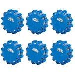 CICMOD Road Flare Flashing Emergency Signal Warning LED Light for Car Truck Blue Light (Pack of 6)