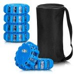 CICMOD Road Flare Flashing Emergency Signal Warning LED Light for Car Truck Blue Light (Pack of 6)
