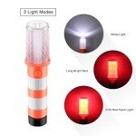 Emergency Roadside Lights, Car Flares 2PCS 3-Light Mode LED Road Emergency Flare Light for Traffic Warnings Roadblocks Field Rescue