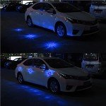 CICMOD Road Flare Flashing Emergency Signal Warning LED Light for Car Truck Blue Light (Pack of 6)