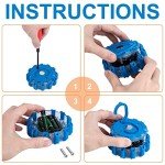 CICMOD Road Flare Flashing Emergency Signal Warning LED Light for Car Truck Blue Light (Pack of 6)