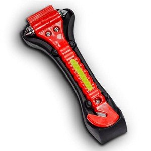 Nova Car Emergency Escape Window Break Hammer Safety Seat Belt Cutter Tool (Large)