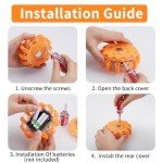 JIZZU Safety Warning Lights, 2Pcs Led Warning Lights With Screwdriver 9 Flash Modes Flashing Warning Roadside Flare with Magnetic Base Hook, Waterproof for Road Accidents, Breakdowns, Trucks
