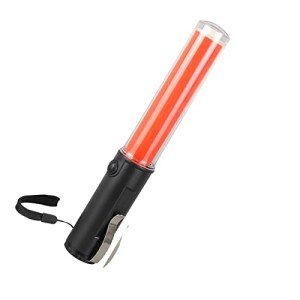 Traffic Safety Wand Baton LED Light -rod led emergency warning lanyard safety tool sparklers traffic light signal stick handheld sticks red torch infrared lamp for Traffic Control, Parking Areas