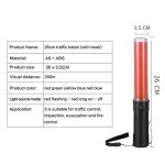 Traffic Safety Wand Baton LED Light -rod led emergency warning lanyard safety tool sparklers traffic light signal stick handheld sticks red torch infrared lamp for Traffic Control, Parking Areas