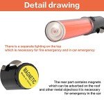 Traffic Safety Wand Baton LED Light -rod led emergency warning lanyard safety tool sparklers traffic light signal stick handheld sticks red torch infrared lamp for Traffic Control, Parking Areas