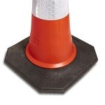 Pack of 10 Red Traffic cones 750mm by innovatus