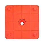 Bekith 4 Pack 15.5 Inch Collapsible Traffic Cones Safety Road Parking Cone Driving Construction Cones with Reflective Strips Collar, Orange