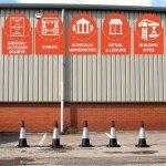 Street Solutions - 5 x 750mm Black Road Traffic Cones - Self Weighted - Premium Quality Safety Cone - Strong and Durable - with Extremely Low Centre of Gravity