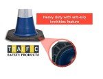 pack of 10 Blue Traffic cones 750mm by innovatus