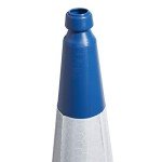 5 Blue cones 750mm with reflective sleeves by innovatus