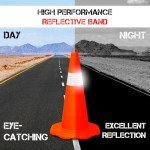 Unbreakable Traffic Cone 50CM (20 Inch) | Durable PVC Orange Traffic Safety Cone with Reflective Collar | High Intensity Reflective Traffic Cone For Road Safety